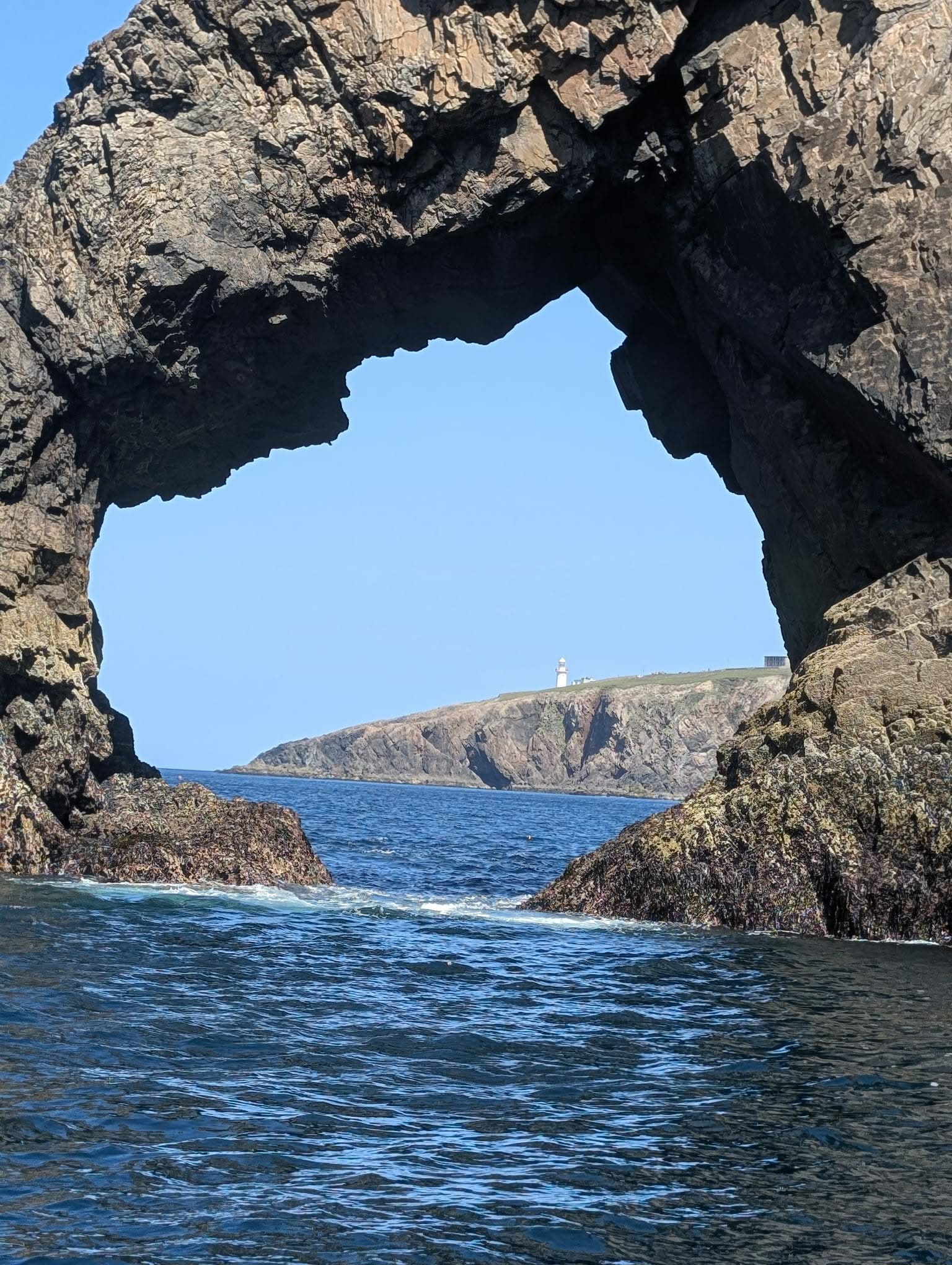 Donegal coastline on a boat tour